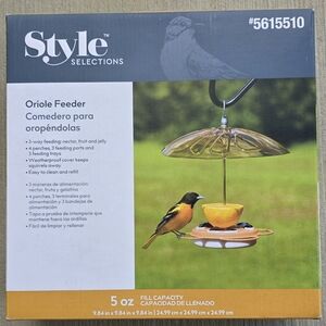 Oriole Feeder - Gold and Orange